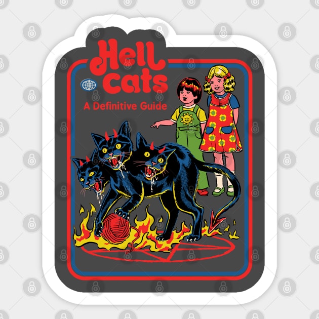 Hell Cats Sticker by Steven Rhodes